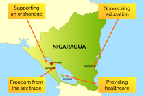 Nicaragua map