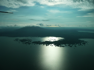 The Asese peninsula in Lake Nicaragua