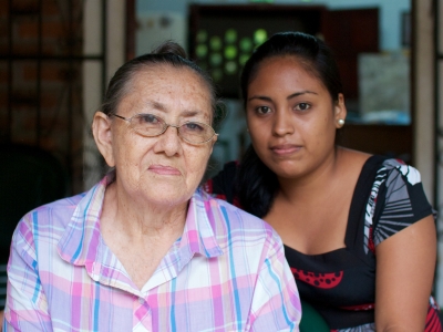 Julita Alemán and Gabi Barrios