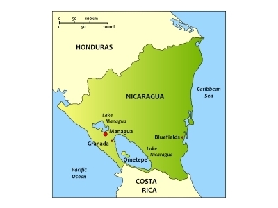 Map of Nicaragua