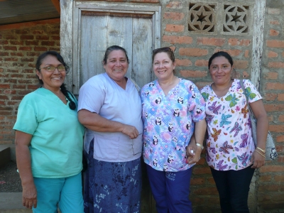 Dr Sandra and three nurses