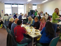 Lunch at a church